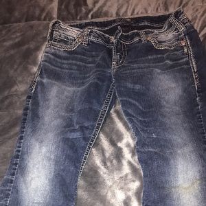 Silver jeans