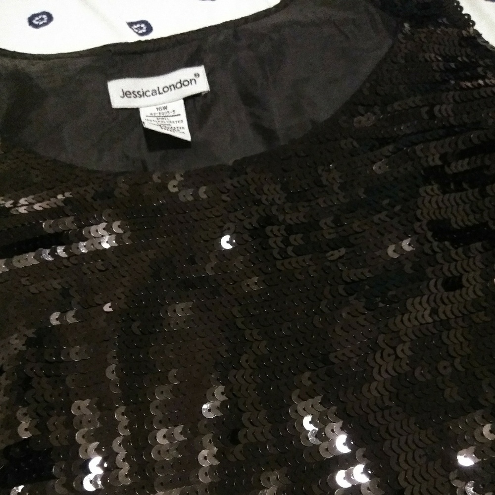 Womens Sequined shell - Picture 5 of 8