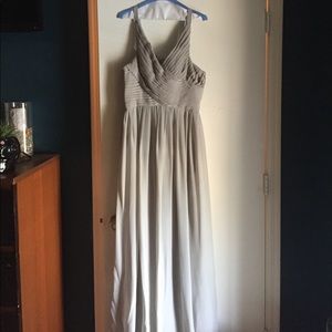 Long Grey Formal Dress