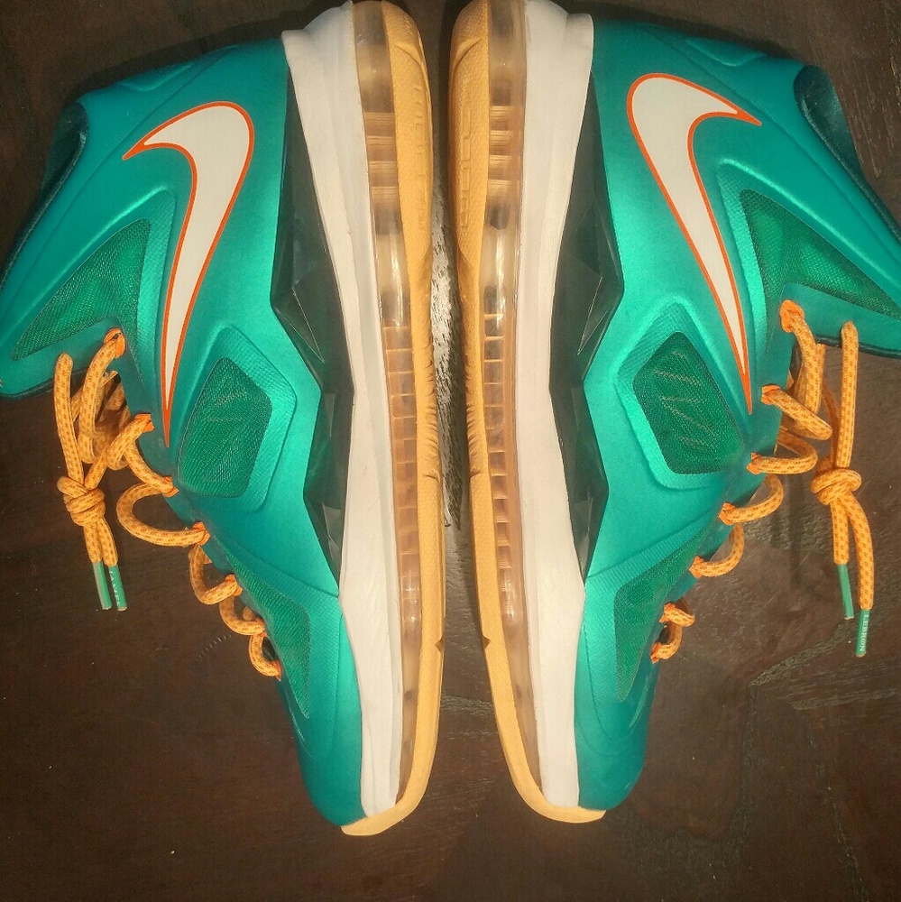 Lebron X 10 Dolphin Retro Nike Kobe Jordan KD NBA