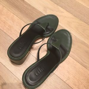 Brand new Tibi Eliza Seta Calf Leather Sandals