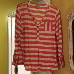 Lucky Brand Quarter sleeve shirt.