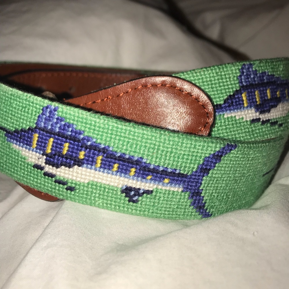 30’ Smathers and Branson Billfish Needlepoint Belt