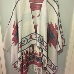 trial print poncho