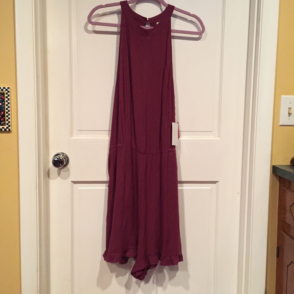 Maroon romper