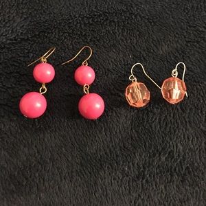 Pink earrings