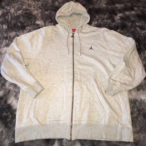 Nike Air Jordan Gray Zip Up 🔥 Size 3XL