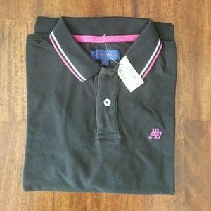 Aeropostate Polo Black and Pink