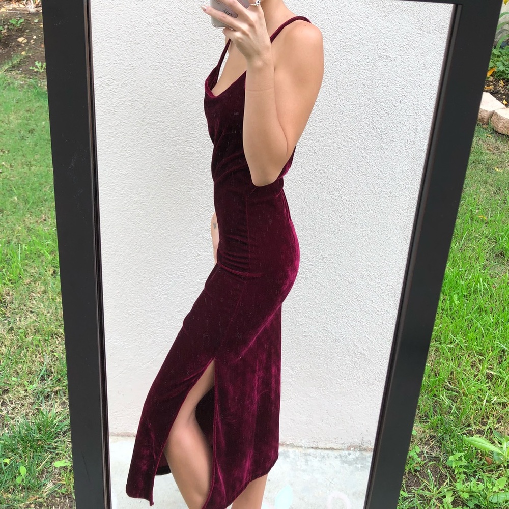 Red Velvet Dress