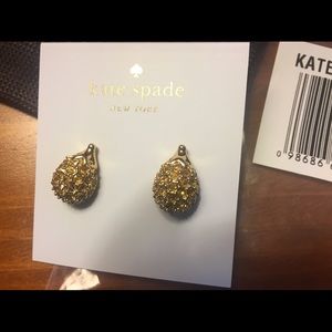 KS “Into the Woods” Hedgehog Earrings BNWT🎄🎁