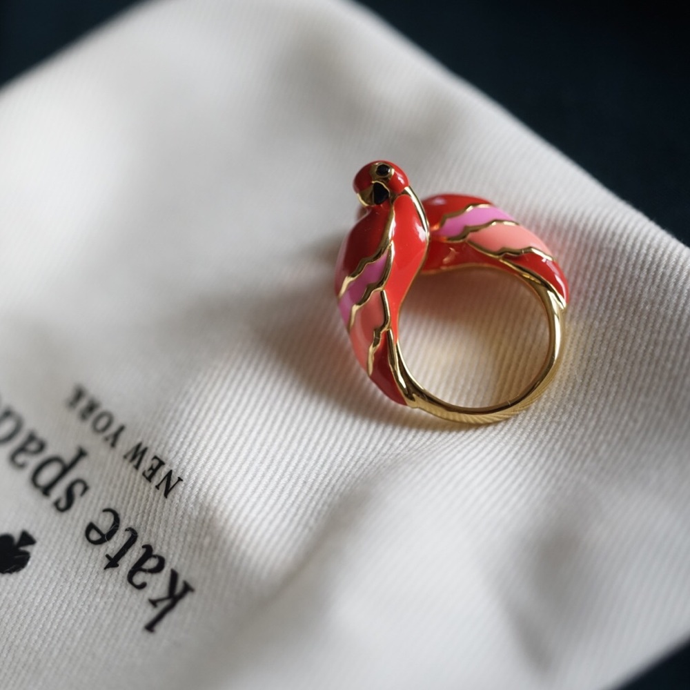 💍 Kate Spade parrot ring size 6