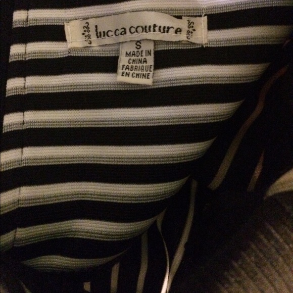 sale NWOT Lucca Couture striped dress - Picture 5 of 6