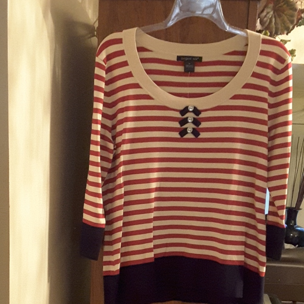August Silk Sweater