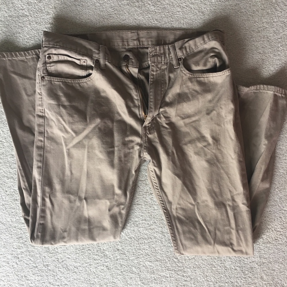 Men’s Khaki Levi Strauss Jeans