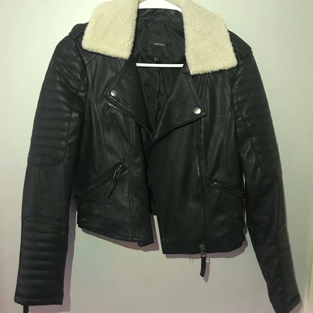 Forever 21 faux leather jacket