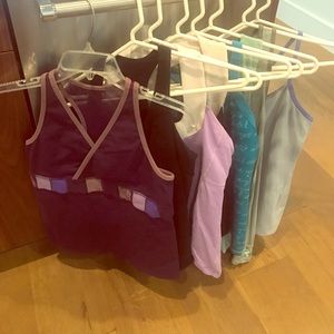 EIGHT LULULEMON WORKOUT TOPS!
