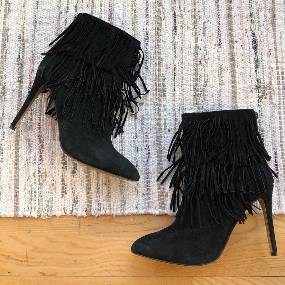 Fringe Steve Madden booties