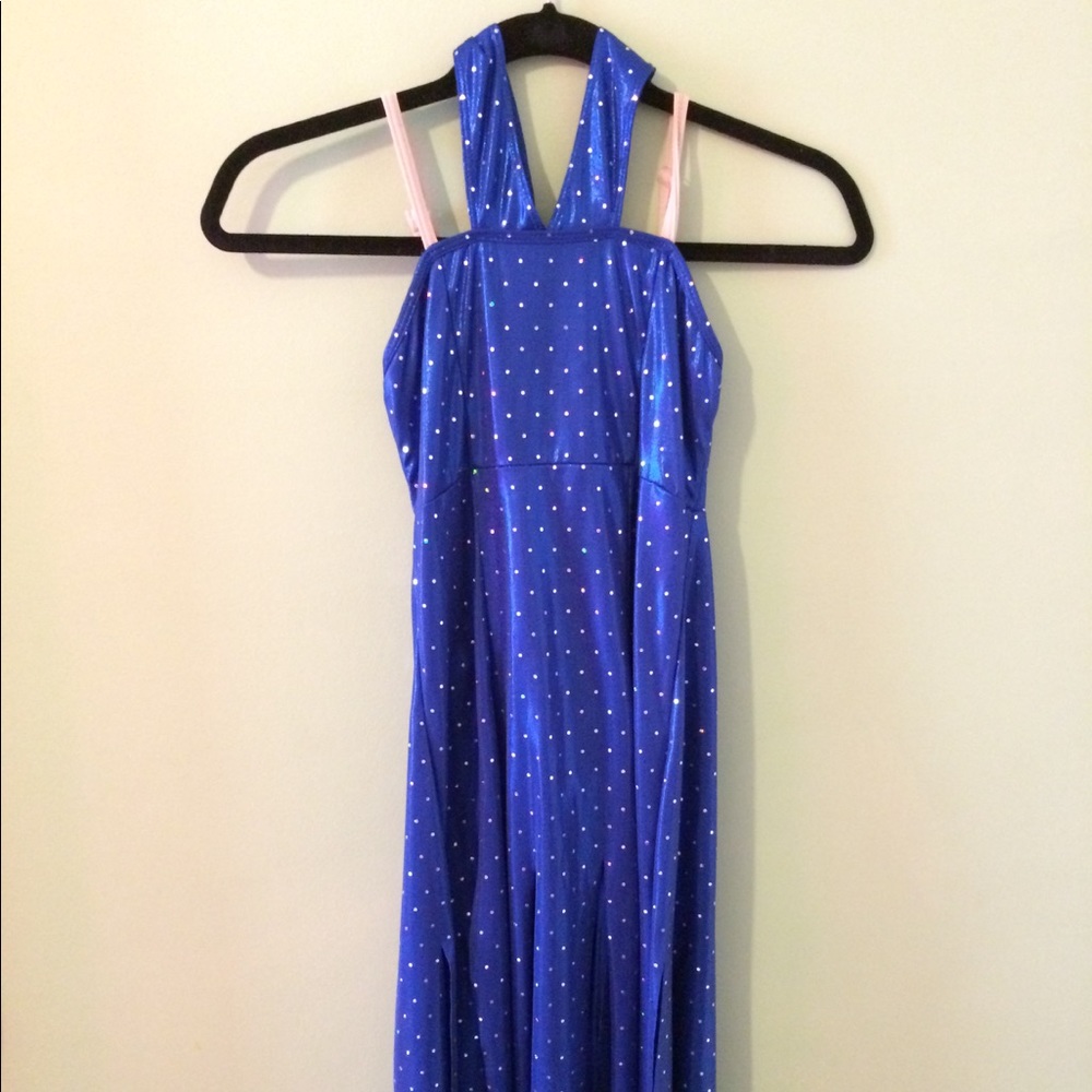 Diamond Blue Dance Costume