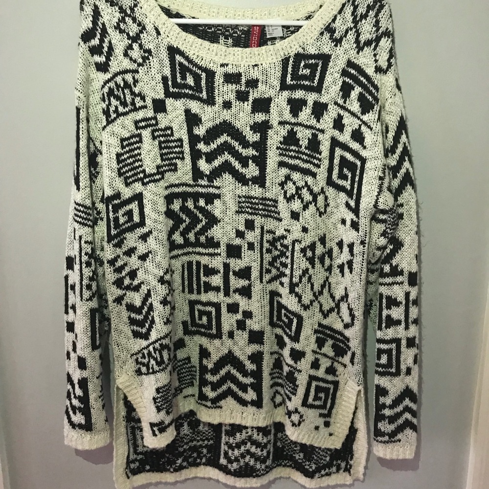 Tribal print sweater