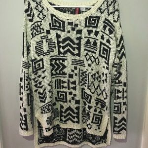 Tribal print sweater