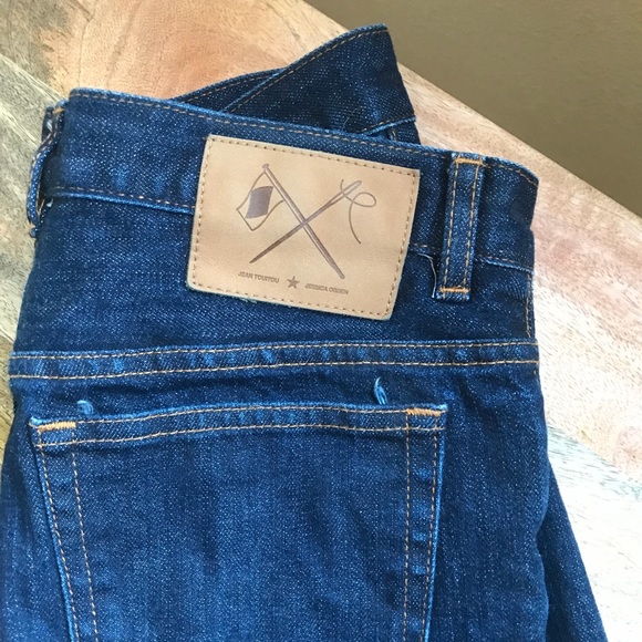 Urban Outfitters Madras Jean shorts - NWOT - Picture 1 of 7