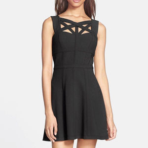 Final Price🎀 NWOT BCBG Black Corset A-Line Dress