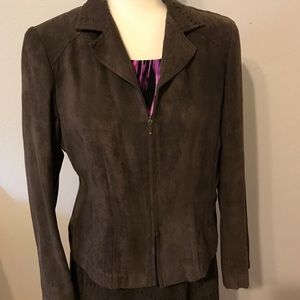 Sueded Dress Barn Jacket