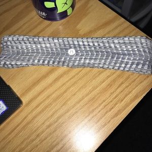 Grey lululemon headband