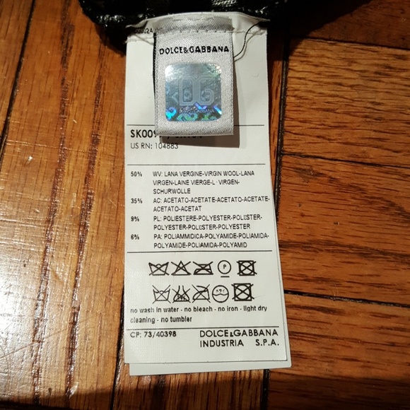 D&G Dolce & Gabbana Black & Silver Sweater - S - Picture 3 of 5