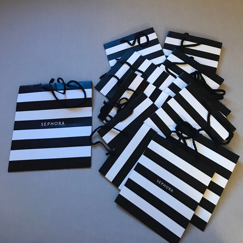 Sephora bags (12 bags)
