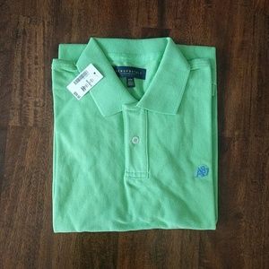 Lime green Aeropostate Polo