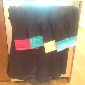 FOUR LULULEMON FULL LENGTH FLARE PANTS