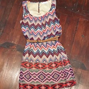 Tribal Belted Sundress