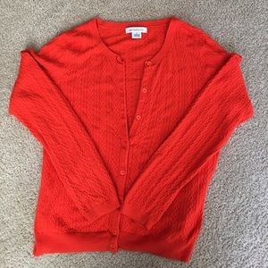 Orange Liz Taylor cardigan Size Large