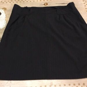 Worthington black pin striped skirt.