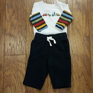 Gymboree tow truck set 3-6m