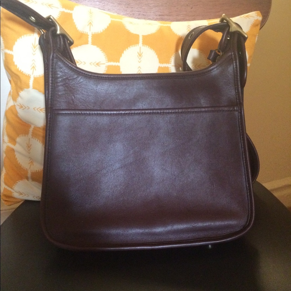 Coach Mahogany Legacy Zip Leather Bag