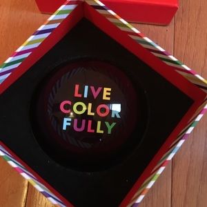 Kate Spade Paper Weight “Live Colorfully”