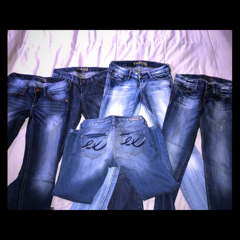 Bundle of 5 Express Skinny Jeans
