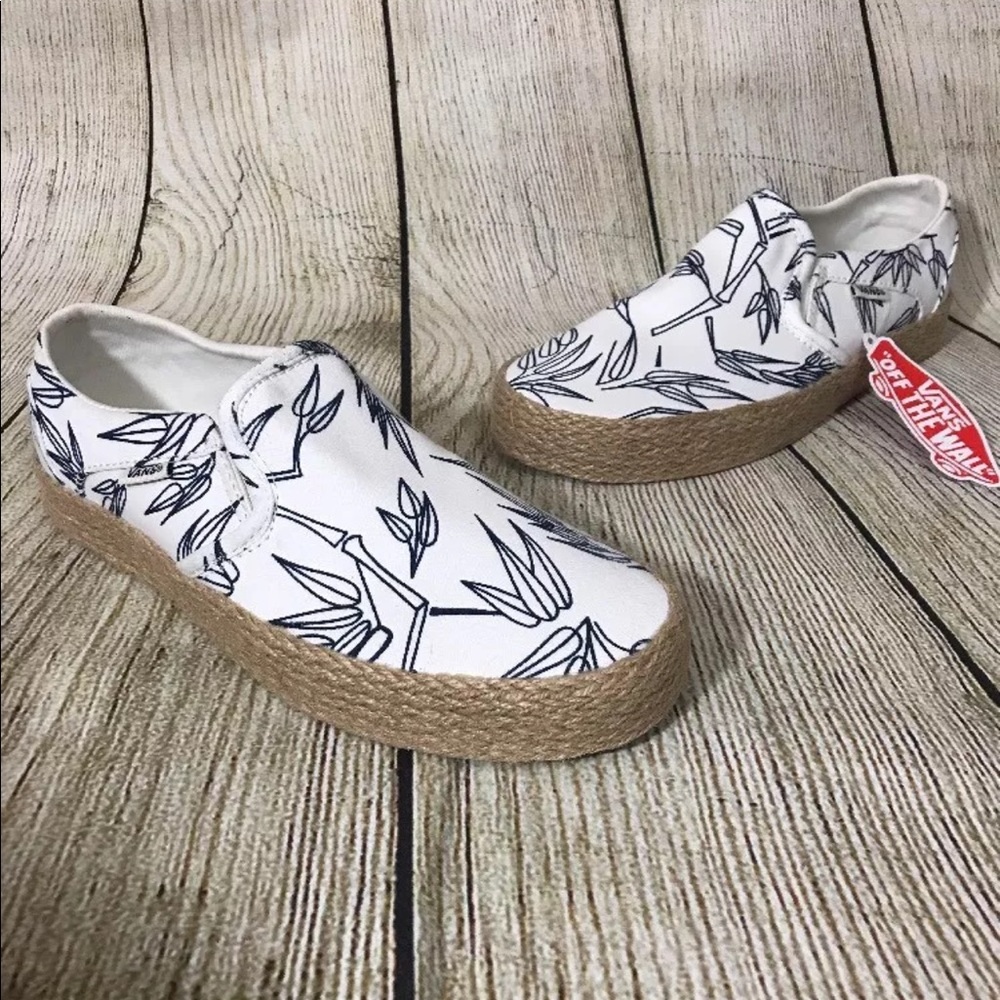 VANS Asher bamboo slide size 8.5