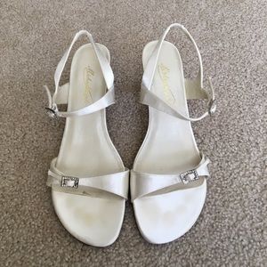 Michaelangelo’s Cream Bridal Shoes