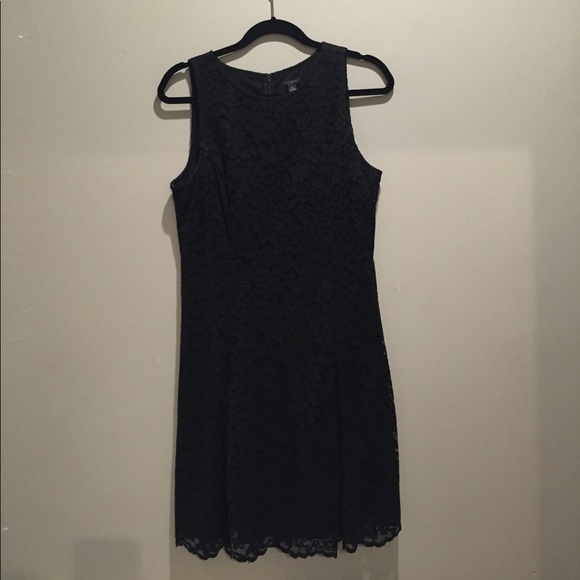 Ann Taylor | Dresses | Ann Taylor Black Lace Aline Dress | Poshmark