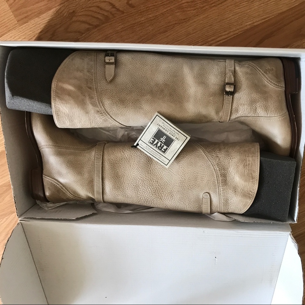 Frye Boots - Dorado Riding - Size 7 - Color Taupe