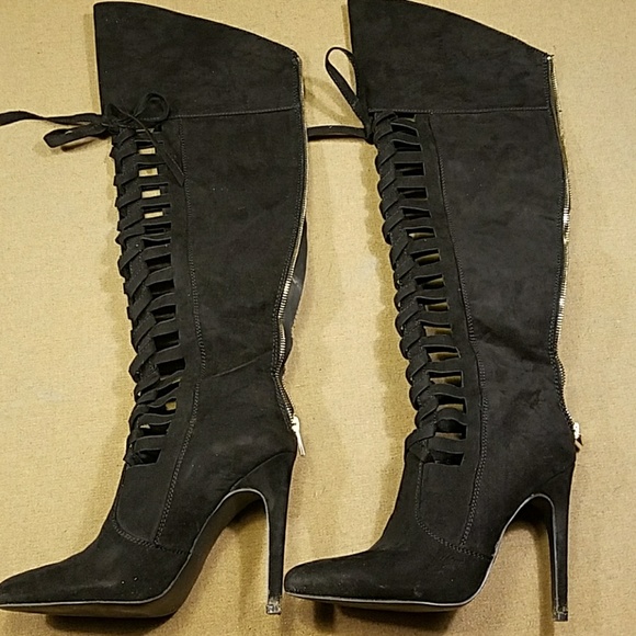 **CLOSET CLEAR OUT SALE!*Over the knee suede boots - Picture 3 of 6