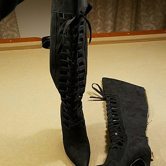 **CLOSET CLEAR OUT SALE!*Over the knee suede boots - Picture 6 of 6