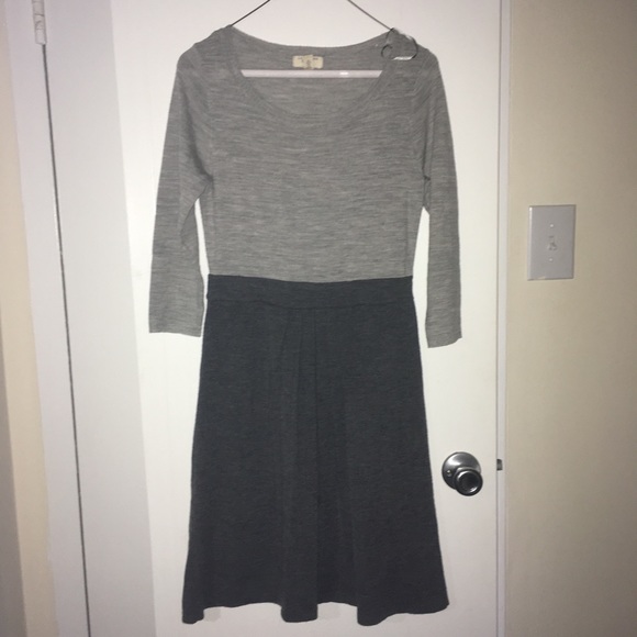 Lands' End Dresses | Lands End Gray Merino Wool Dress for Upcyclescrap | Color: Gray | Size: Xs | Runnerscloset's Closet