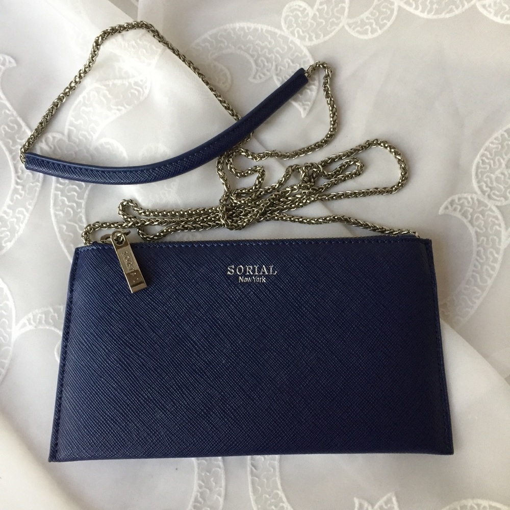 SORIAL CROSSBODY in EMBOSSED VEGAN LEATHER  NWOT