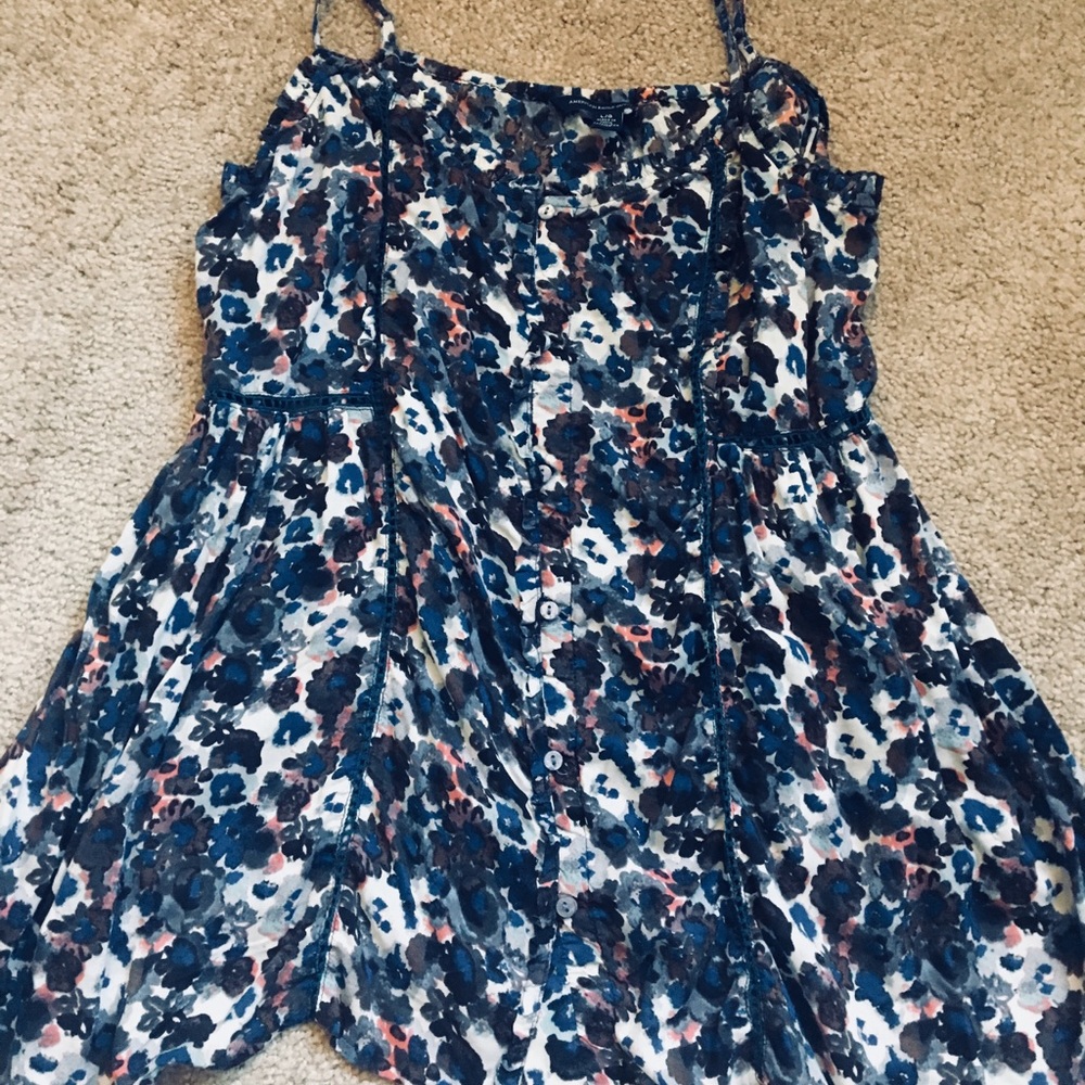 American Eagle Floral Babydoll Tanktop