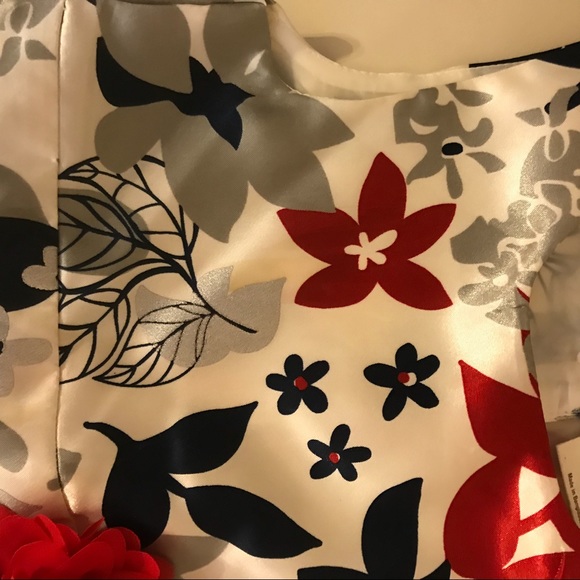 Red white and blue dress - Picture 3 of 4