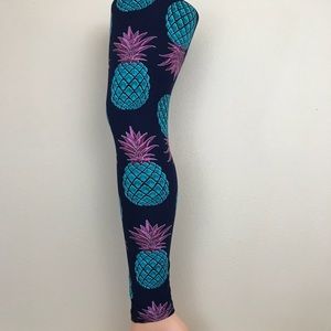OS and Plus size Pineapple leggings! Soft as LLR